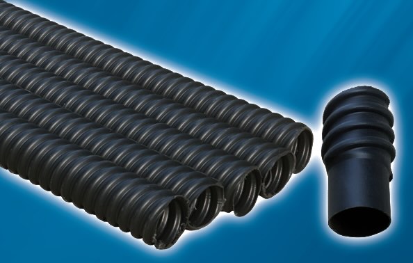 QSM塑料波纹管，适用于预应力混凝土结构的预埋孔道系统，具有摩擦阻力小、密封性好、耐腐蚀、强度高等特点。